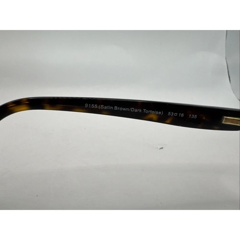 Coach Eyeglasses HC 5066 9155 Satin Brown Dark Tortoise FRAMES ONLY 53-16-135
